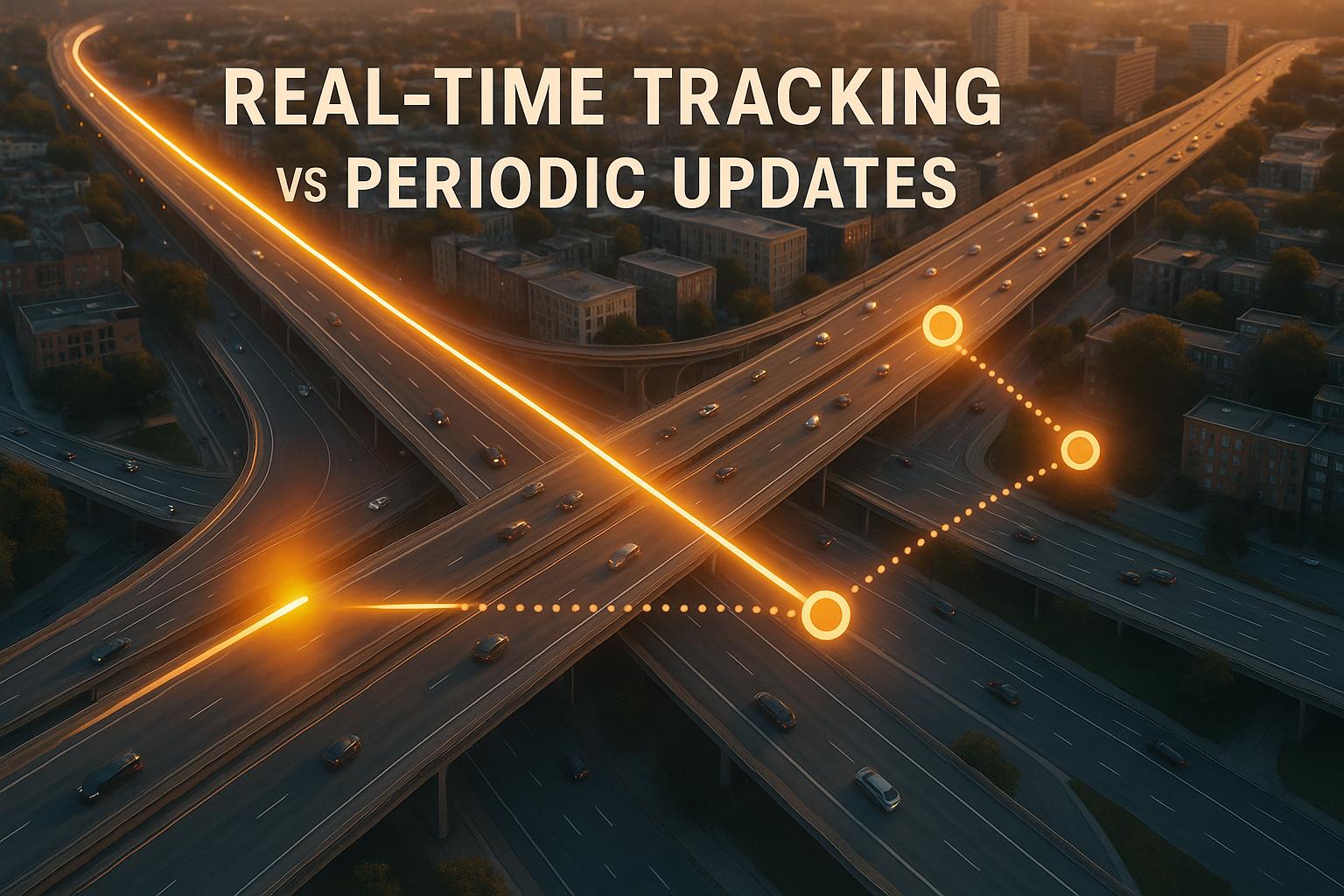 Real-Time Tracking vs Periodic Updates: A Comparison