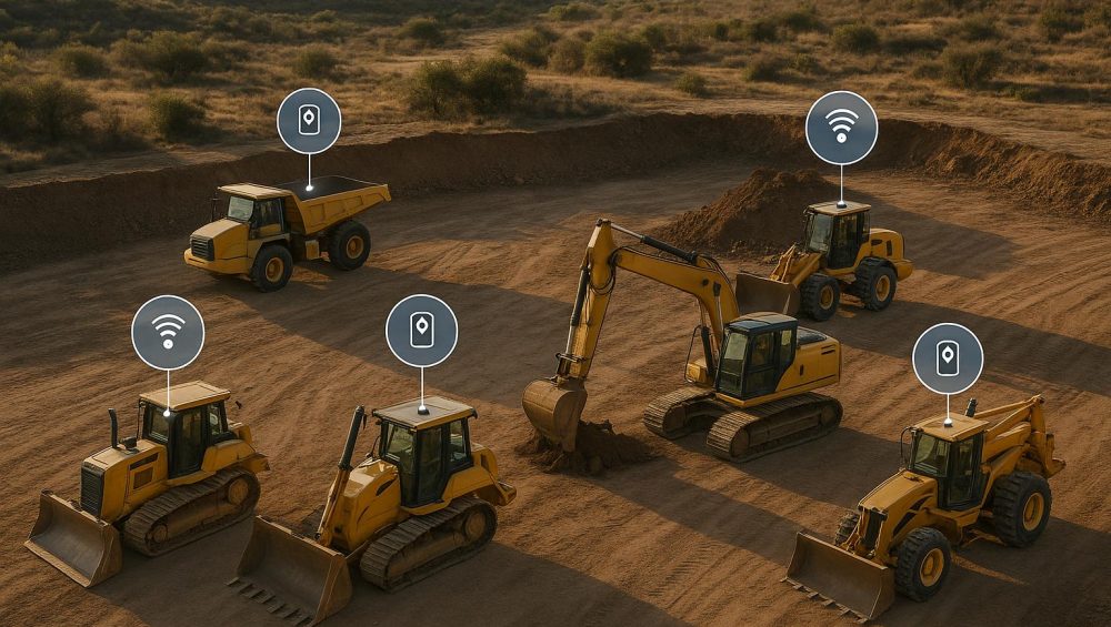How to Track Equipment on Job Sites Without Power