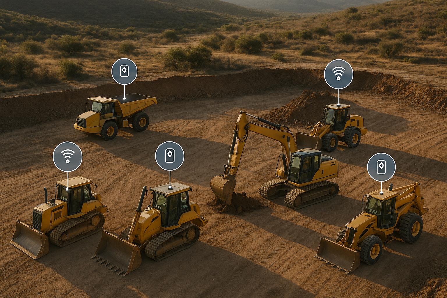 How to Track Equipment on Job Sites Without Power
