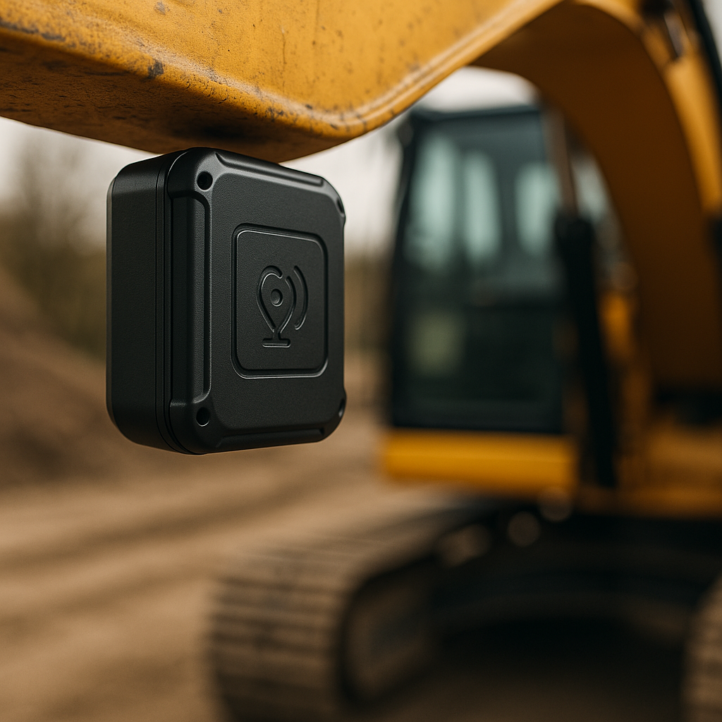 asset gps tracker - passive GPS tracker on heavy equipment