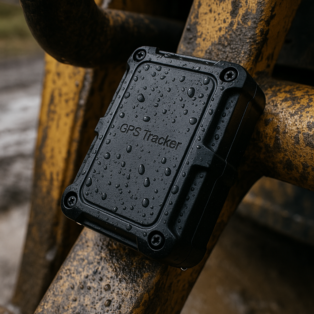 waterproof gps tracker - passive GPS tracker on heavy equipment