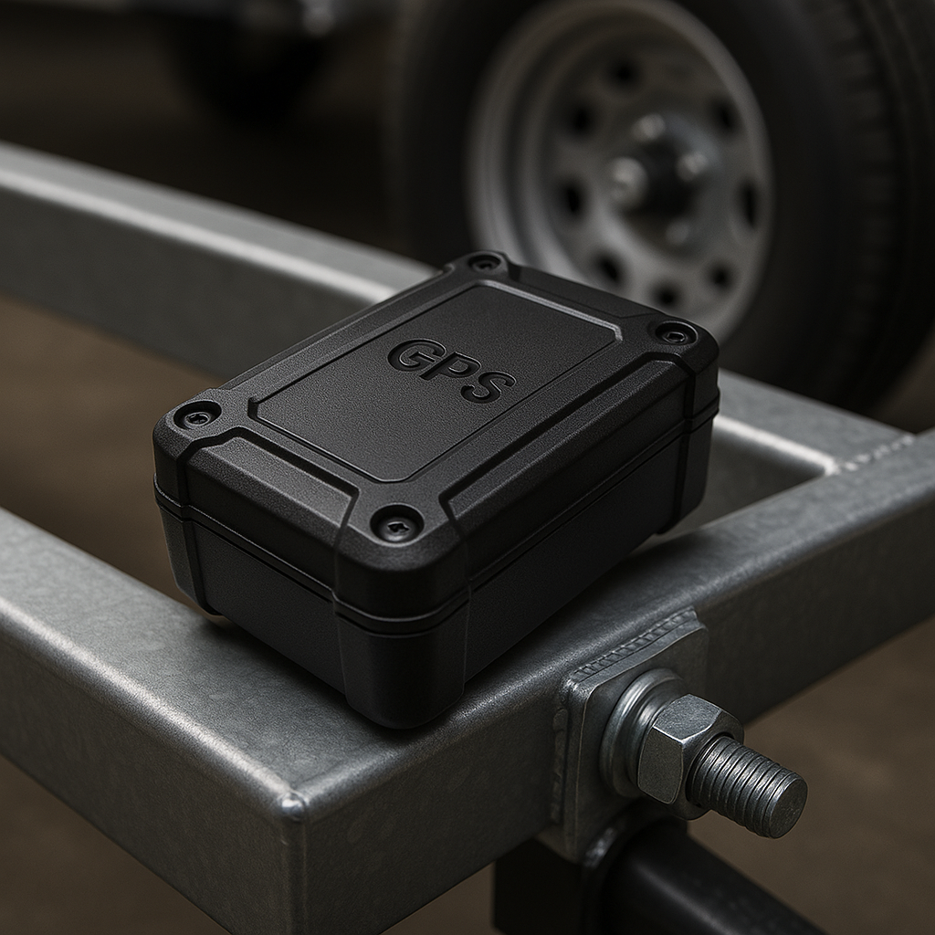 gps tracker for dump trailer - construction fleet asset management