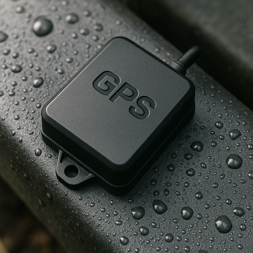 gps tracker for camper - GPS tracking device mounted on machinery